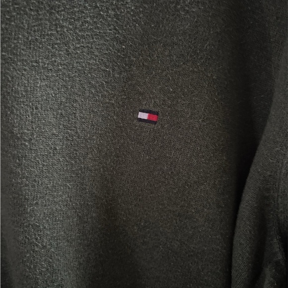Tommy Hilfiger Green V-Neck Pullover Sweater sz XL - Picture 4 of 4